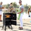 Outdoor Barbeque Grill W/ Temperature Gauge