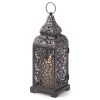 Vintage Moroccan Candle Lantern - Tower Design for Home Decor